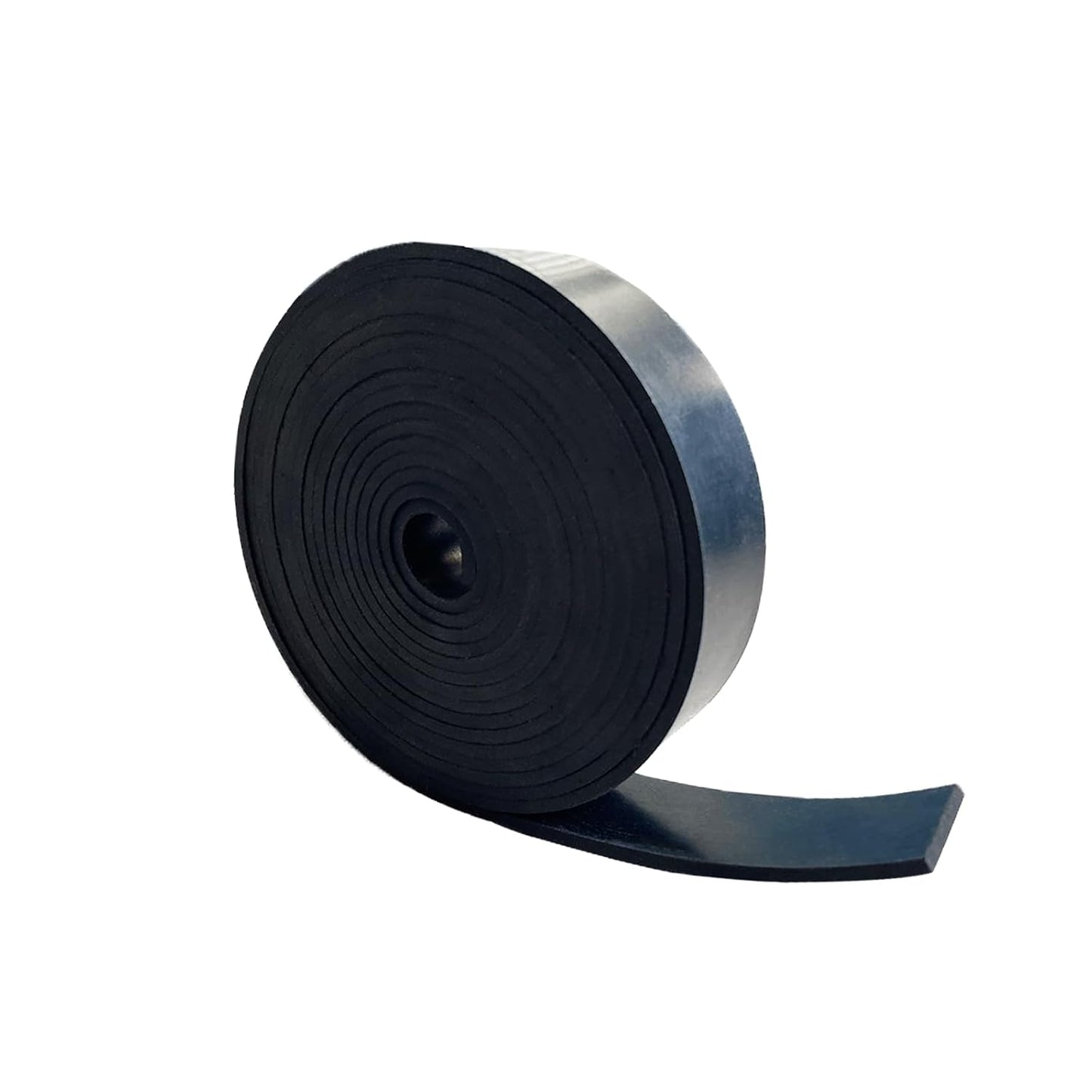 Solid Rubber Strips 1/8 (.125)" Thick X 1" Wide X 10'Long, Solid Rubber Sheet for Anti-Slip Pads, Flooring, Seals, Crafts, Anti-Vibration, Gaskets DIY