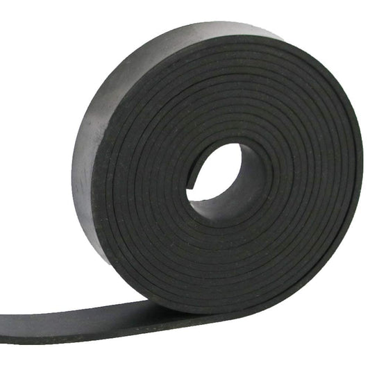 NABOWAN Solid Rubber Strip,Sheets,Rolls 1/8" (.125") Thick x 1" Wide x 240" Long, Thin Neoprene Rubber, Perfect for DIY Rubber Gasket, Weather Stripping, Sealing, Padding, Mat