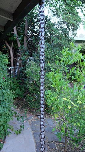 Nutshell Stores Double Loops Rain Chain - Bronze - 17 Feet