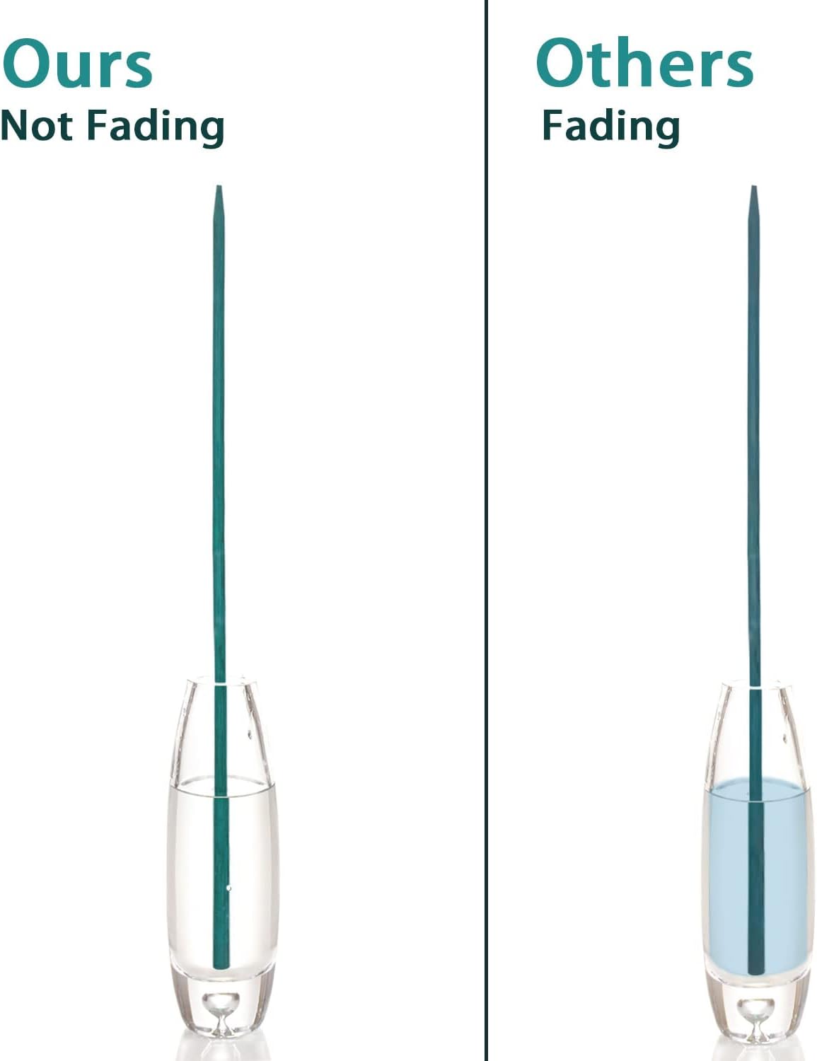 Green Bamboo Plant Stakes, Plant Sticks Support for Indoor and Outdoor Plants, Garden Wood Sturdy Bamboo Sticks, Floral Plant Support Stakes for Garden Plants 25 Pack（18 Inches）