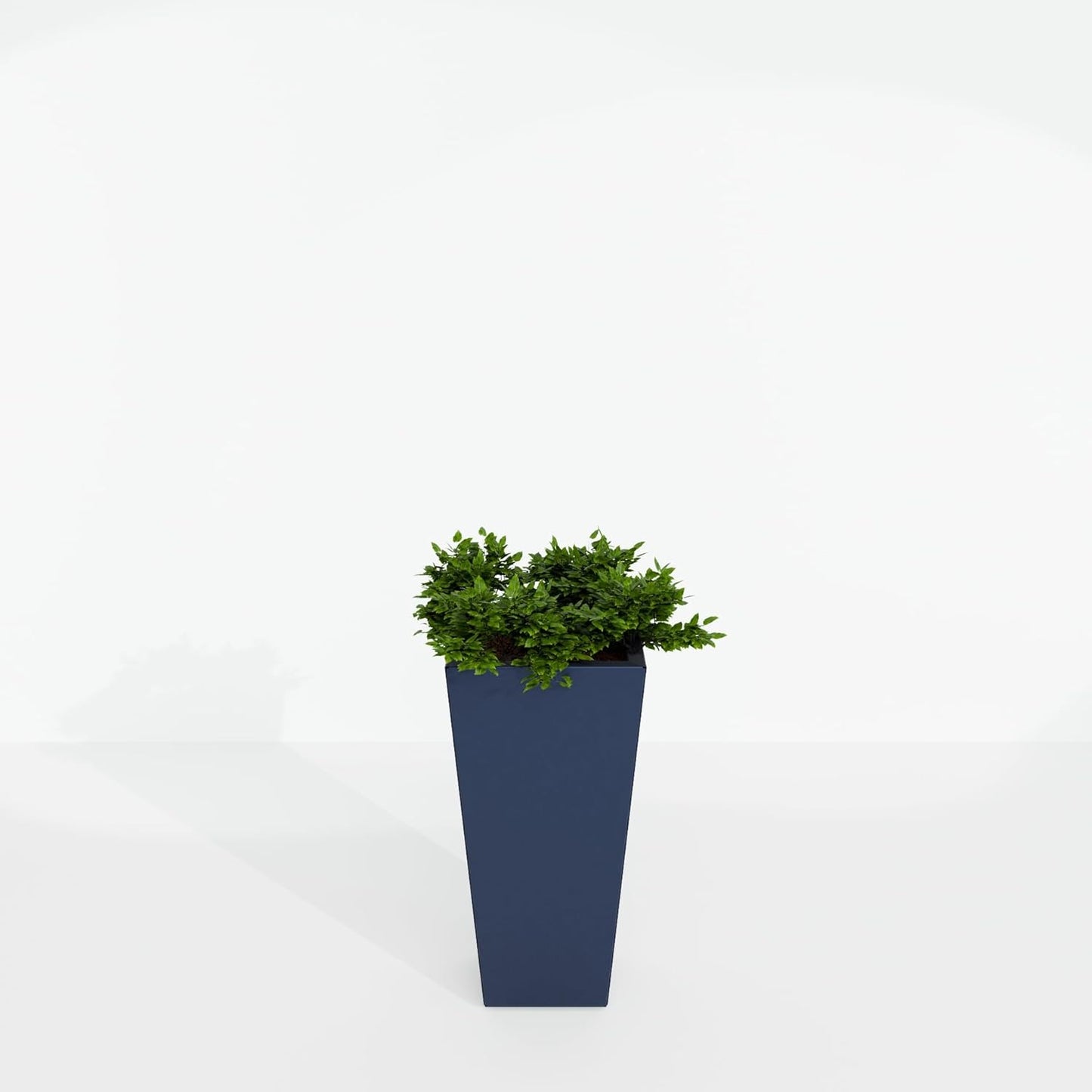 Tapered Planter (Navy Blue, 12" x 12" x 24")