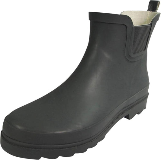 NORTY - Womens Ankle Rain Boots - Ladies Waterproof Winter Spring Garden Boot runs ½ size large