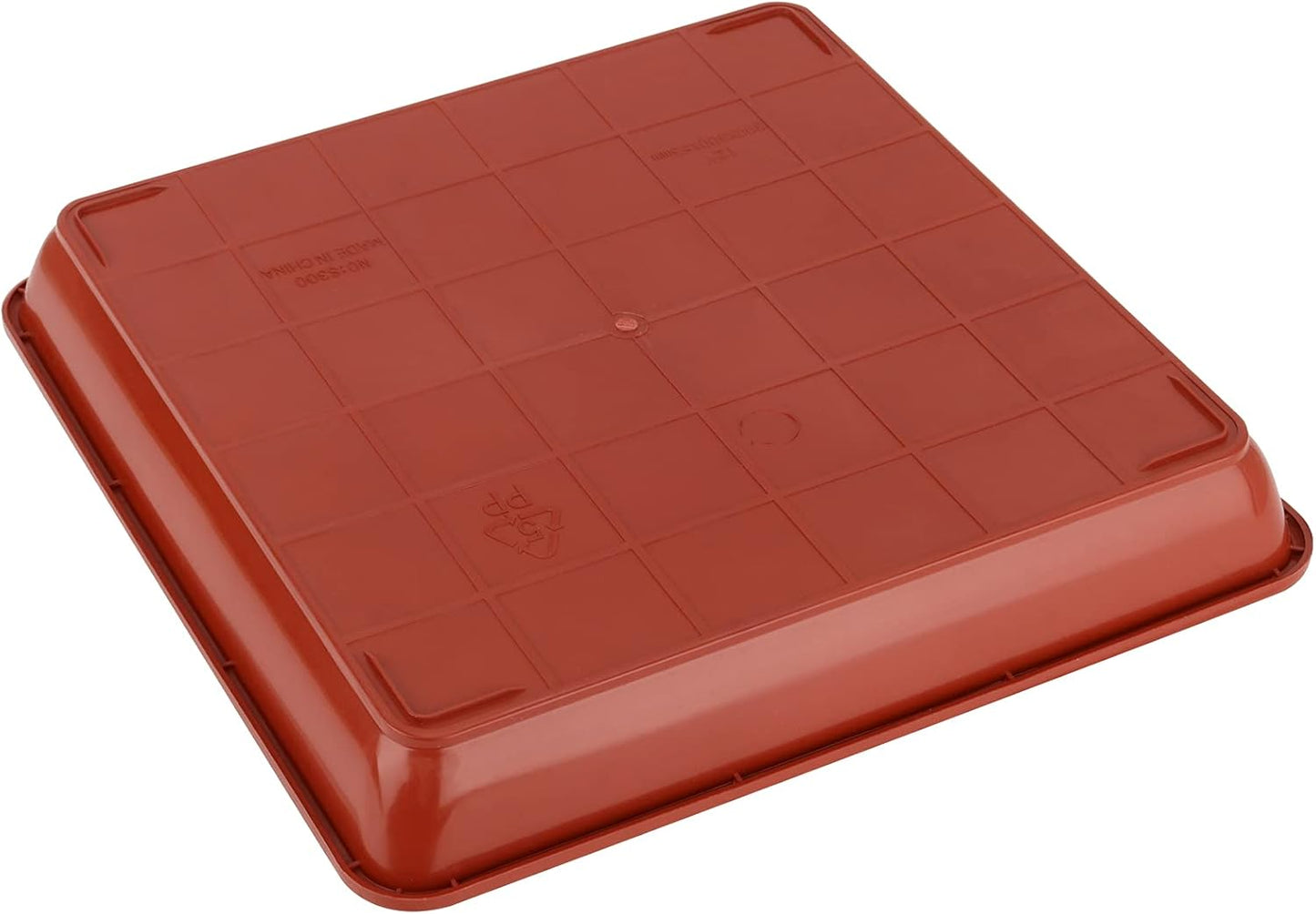 JOIKIT 15 PCS 8.8 x 8.8 Inch Square Plant Saucer, Plastic Plant Saucer Drip Tray, Square Flower Pot Tray for Indoors and Outdoor Plant Pots, 1.2 Inch Deep, Terracotta