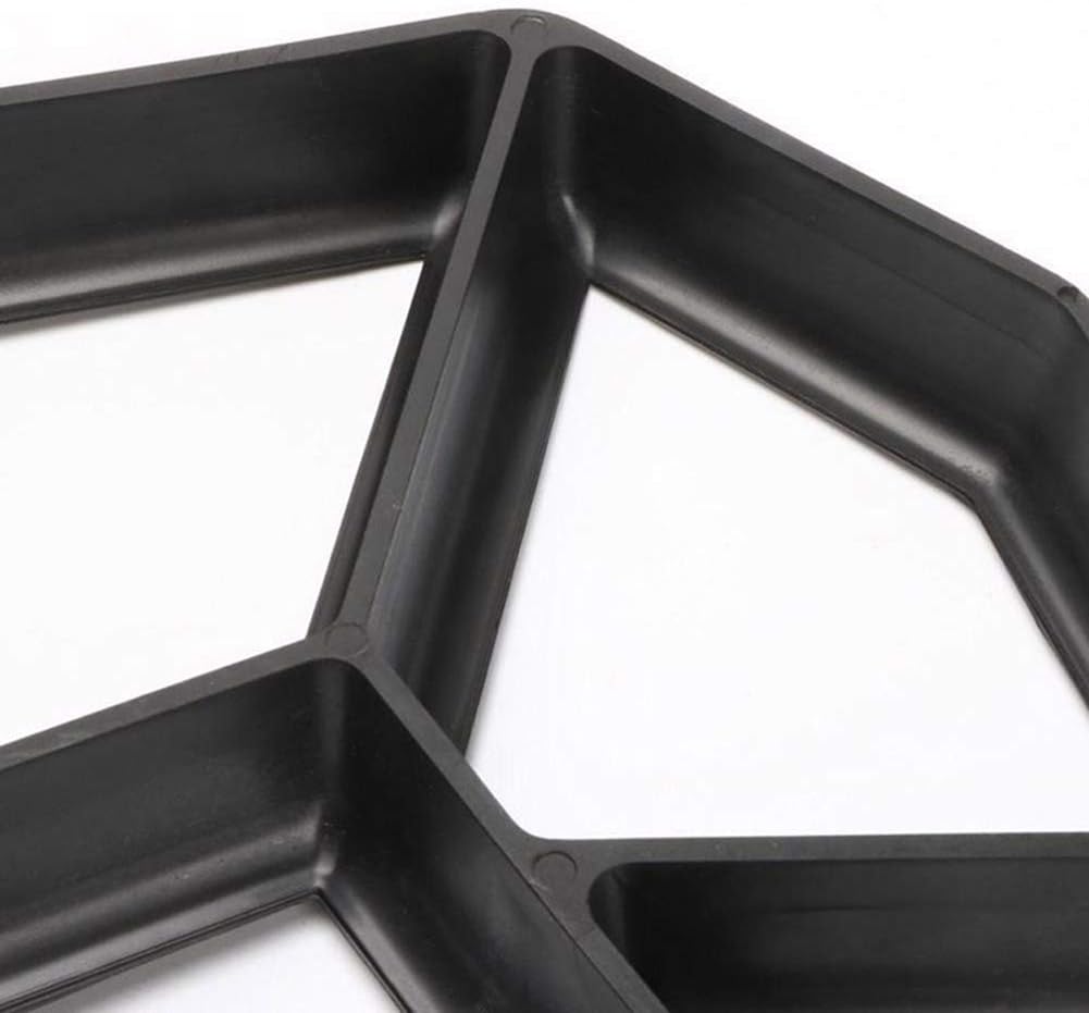 Walk Path Maker, Pathmate Stone Mold Paving Pavement Concrete Molds Stepping Stone Paver Walk Way Cement Molds for Patio, Lawn & Garden(4 Packs 13 x 13 x 1.4 inch)