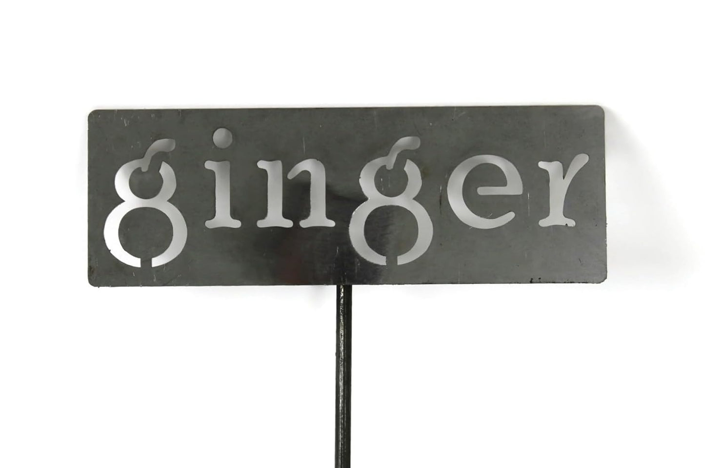 Classic Metal Garden Markers 19 Inches Tall (ginger, Raw, Unfinished Steel (will rust with time))