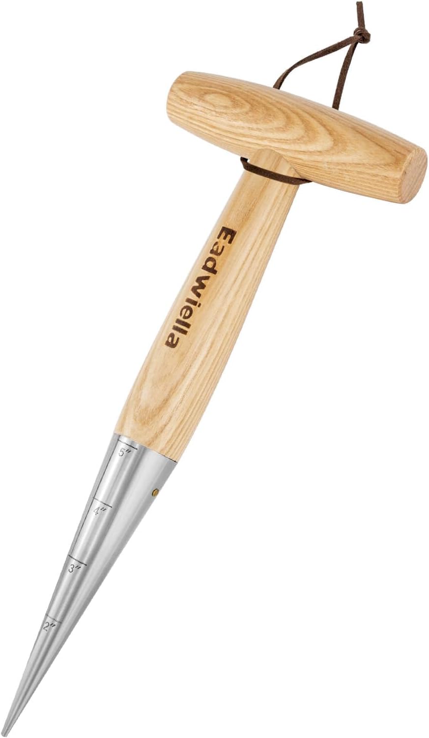 Dibber with 5 Inch Measurements Seed Dibber Garden Tool Hand Dibbler Seed Planter Tool Seed Dispenser Hole Digger for Planting Small Seeds Seedlings Sowing Seeds Transplanting Plants Planting Bulbs