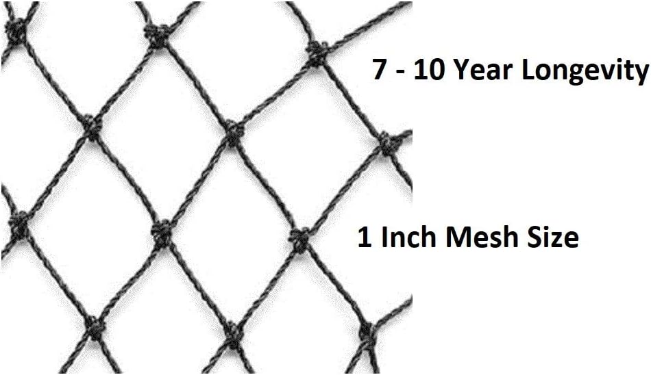Excursions Aviary Netting 1" Heavy Knotted Poultry Net (25' x 50')