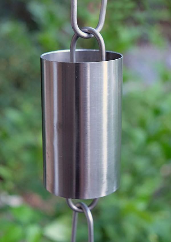 Nutshell Stores Kenchiku Rain Chain - Stainless Steel - 9 Feet