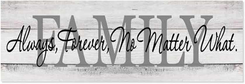 Family Sign Modern Farmhouse Decor Rustic Decor Living Room Wooden Plank Wood Signs Gifts 6x18 B3-06180062002