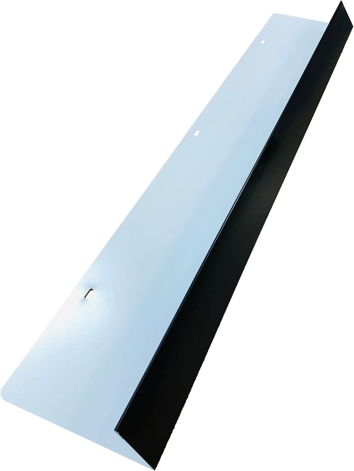 EAGLE 1- Shingle Roof Rain Diverter 40 Inches Long- 26 Gauge Material- Easy to Install- Includes Stainless Steel Nails (1, Black)