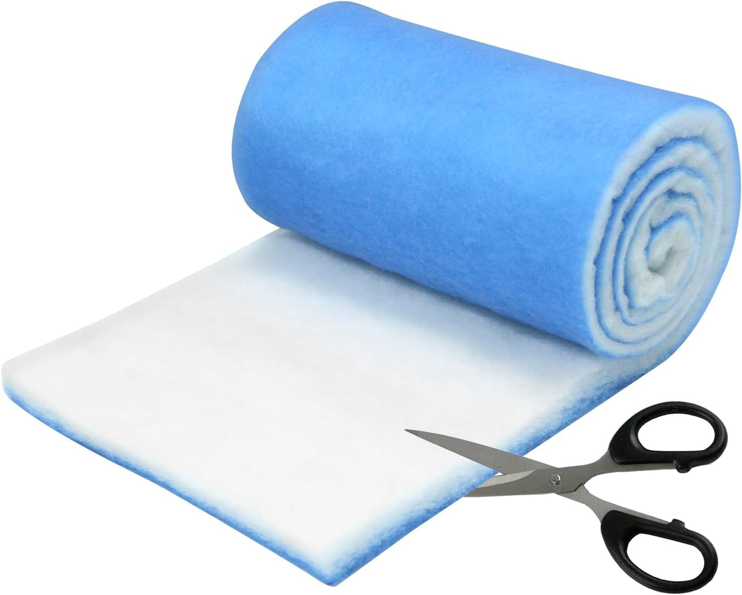 Classic Koi Pond Filter Pad Media-12"x144"Thicker Reusable Replacement Washable Pad,Fish Pond Filter Material for Koi Outdoor Ponds Aquarium