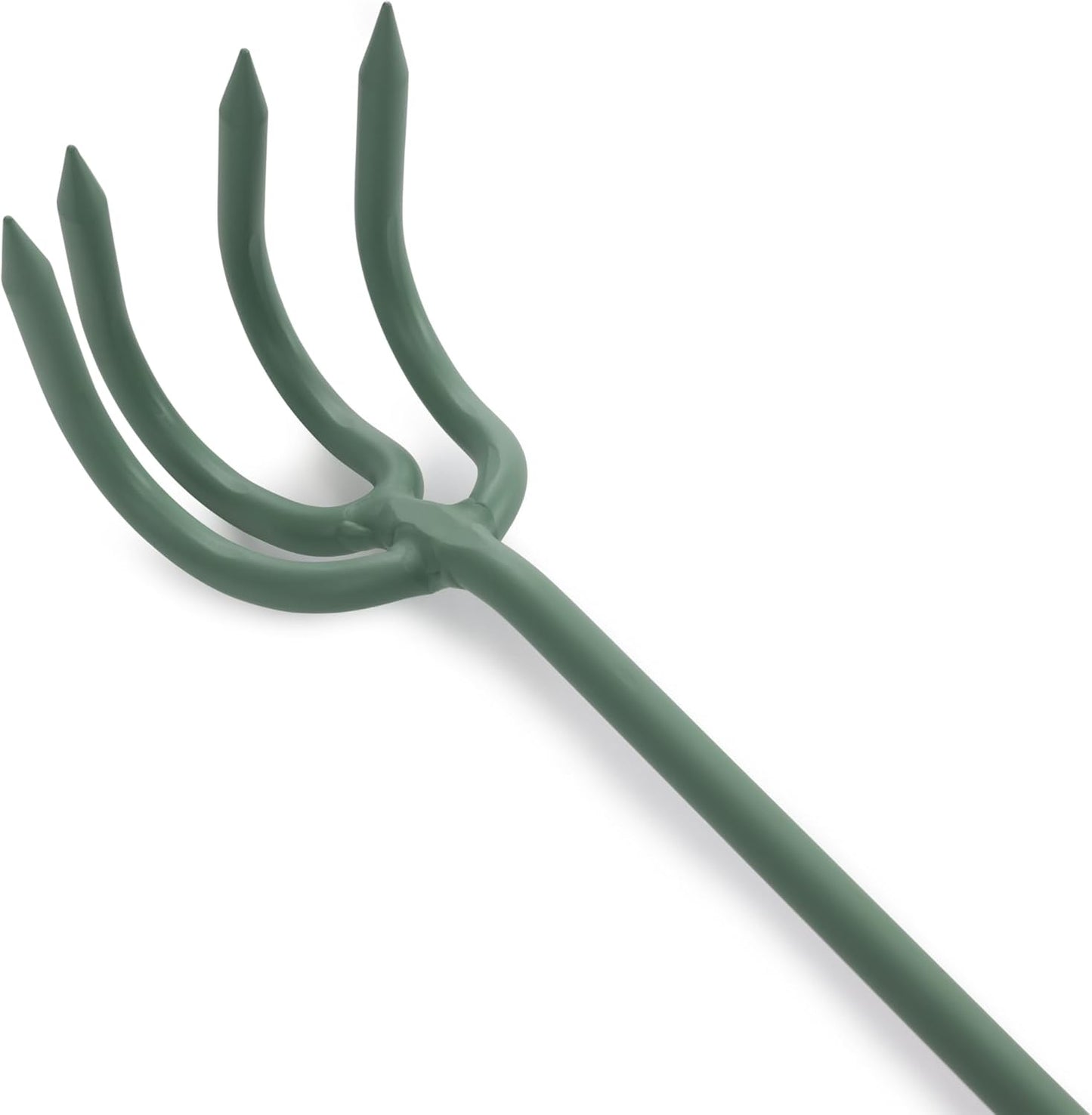 Barebones Cultivator - Weed Remover Tool - Garden Rake and Weeding Tool for Yard Work - Stainless Steel Cultivator for Raking Soil (Ash/Mint)