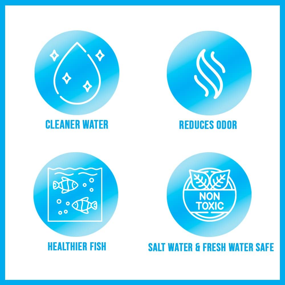 MICROBE-LIFT ALGAA08 ALGAWAY 5.4 Algae Control for Fresh and Salt Water Home Aquariums, 8 Ounces