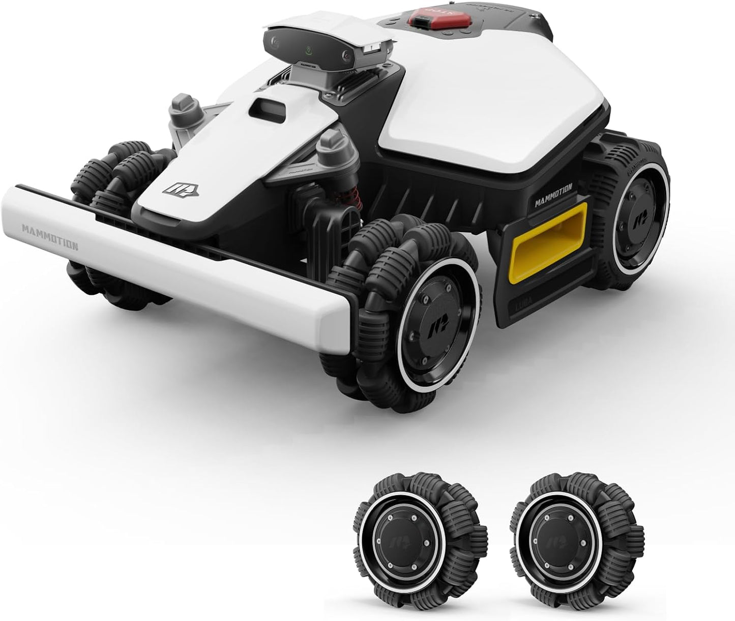 LUBA Mini AWD 800H Robot Lawn Mower with 4G, Reception 0.2 Acre, Max. 0.25 Acre, All-Wheel-Drive for 80% Slope, UltraSense AI Vision+RTK Auto-Mapping, Cutting Height 2.2"-4.0"