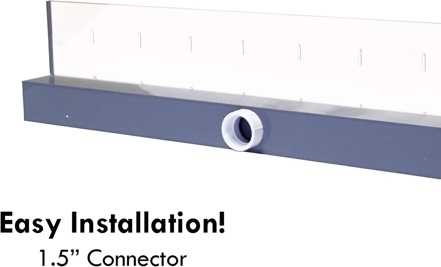 HALF OFF PONDS Sheer Elegance 48" Color Changing Lighted Acrylic Spillway - SE48CC-HOP