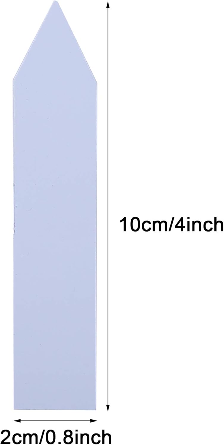 1000 Pcs Plant Tags, 4 Inch Plastic Garden Plant Pot Markers Waterproof Plant Label, White