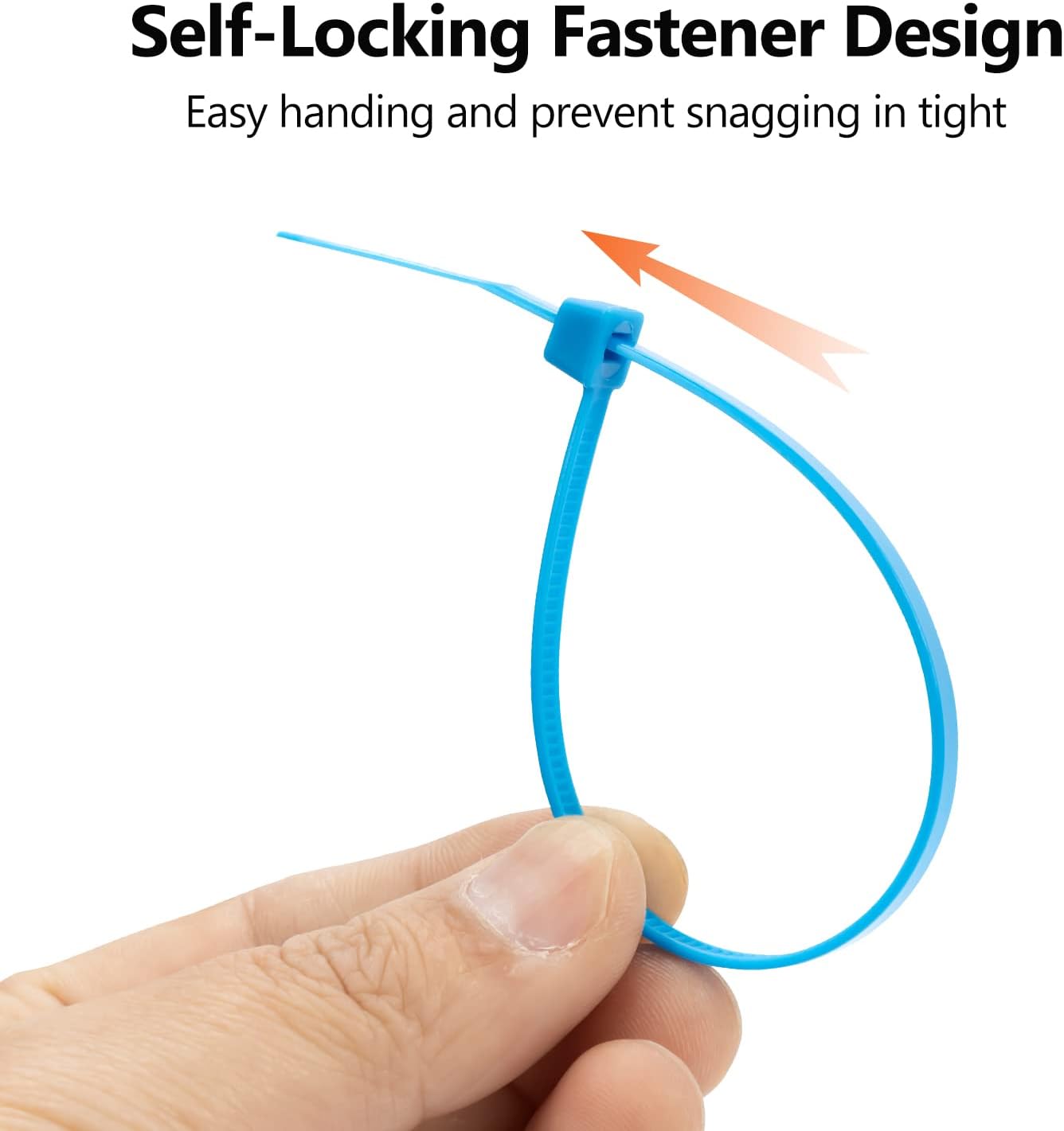 XINGO 100PCS Cable Zip Ties Heavy Duty, Premium Nylon Plastic Wire Ties with 50 Pounds Tensile Strength, Self-Locking Black Nylon Zip Ties for Indoor and Outdoor (14 inch, Yellow)