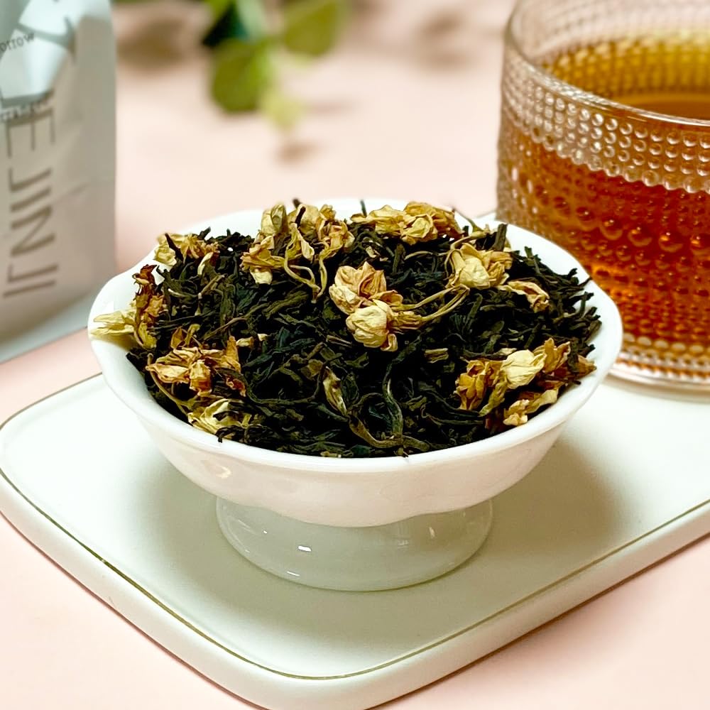 XIEJINJI Jasmine Black Tea - 40 Count, Special Blend Black Tea with Jasmine, Fragrant Floral Aroma, Eco-Conscious Tea Bags, 4.5 Oz
