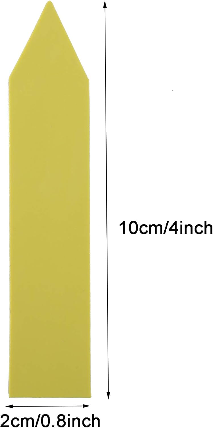 1000 Pcs Plant Tags, 4 Inch Plastic Garden Plant Pot Markers Waterproof Plant Labels, Yellow