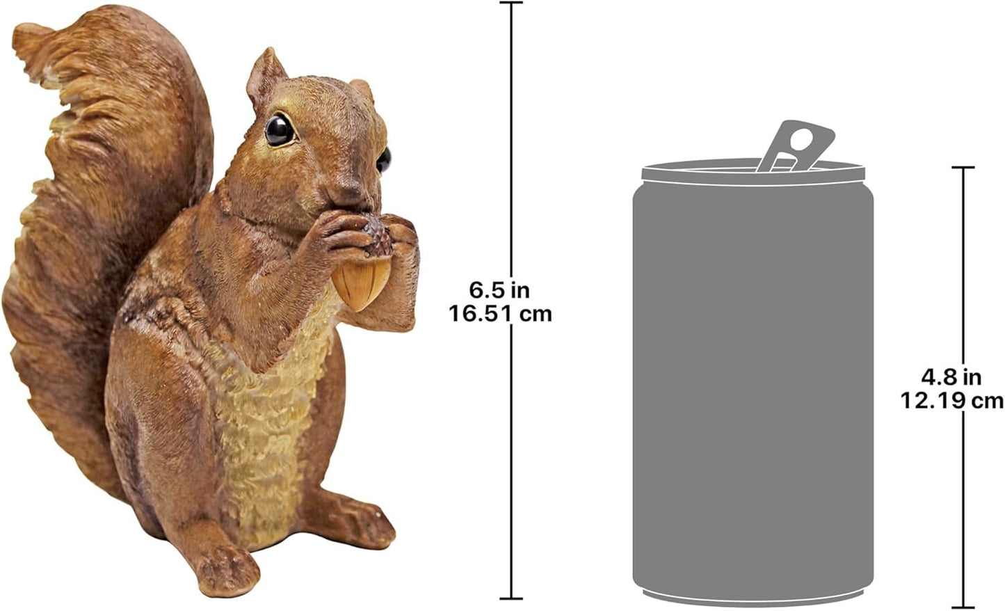 Design Toscano Woodland Squirrel Statue: Chomper