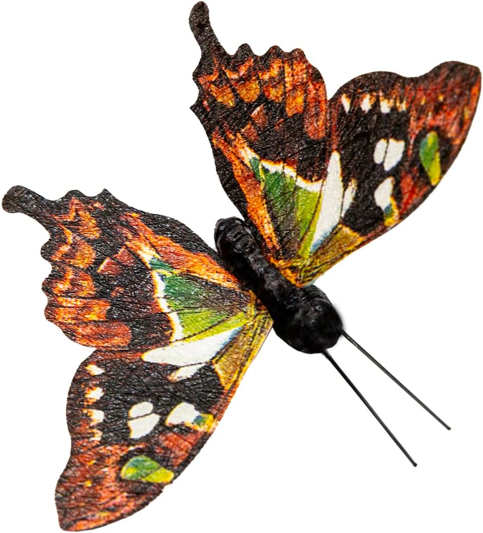 Berfutall-Artificial 3D Butterfly Party Decorations Set of 12 with Clip 12 Color Ornaments for Christmas Tree (12Color I)