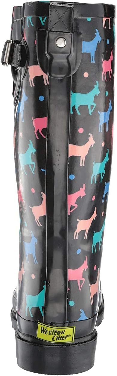 Western Chief Women's Tall Waterproof Rain Boot Outdoor Garden Shoes