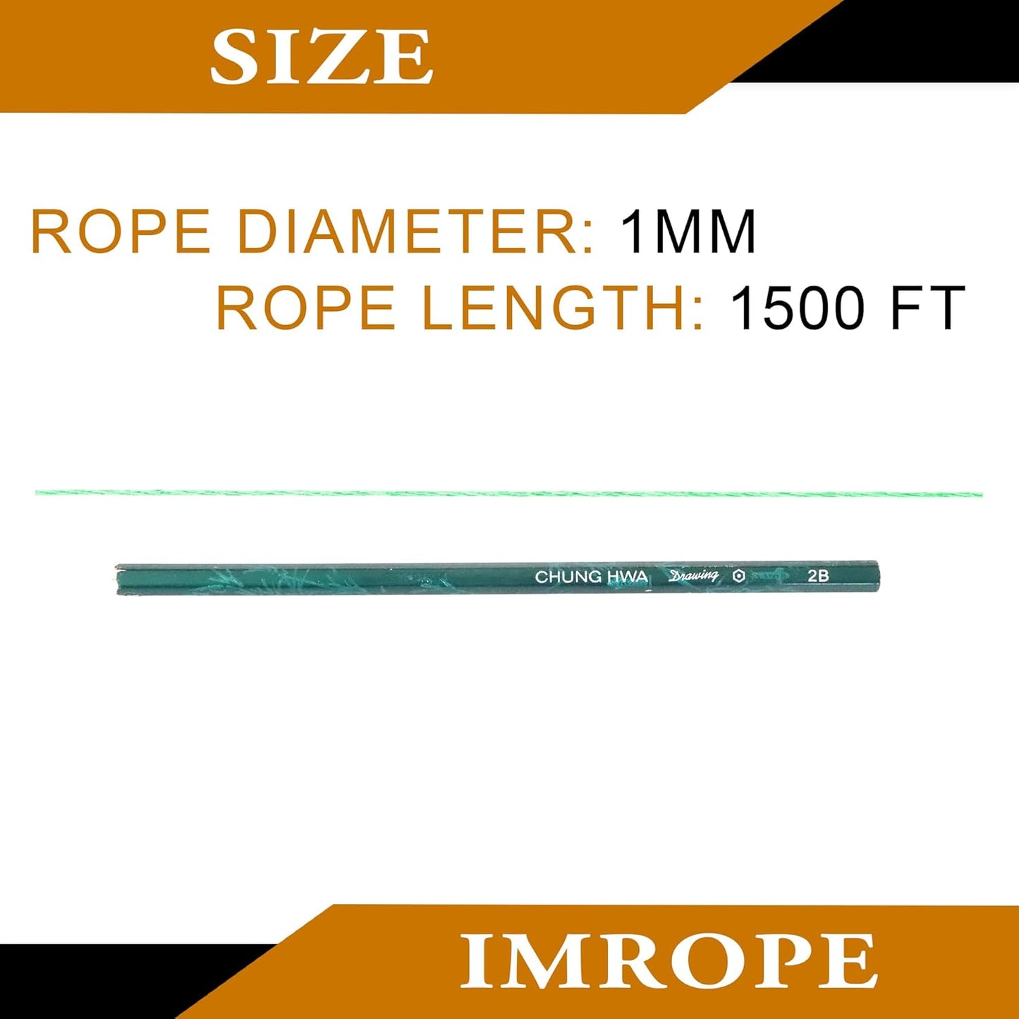 1mm x 1500 Feet Light Green Jute Rope, Twine for Gardening Tomato Climbing Plant Tie Floristry Crafts Gift Wrapping Packing Decor