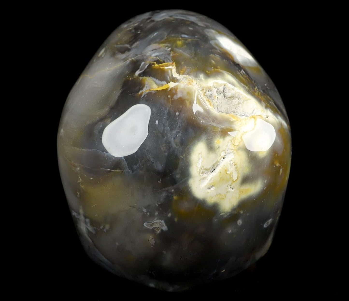 Skullis 5.0" African Petrified Wood Super Realistic Crystal Carved Crystal Skull. Hand Carved Gemstone Fine Art Sculpture.2261 Z8