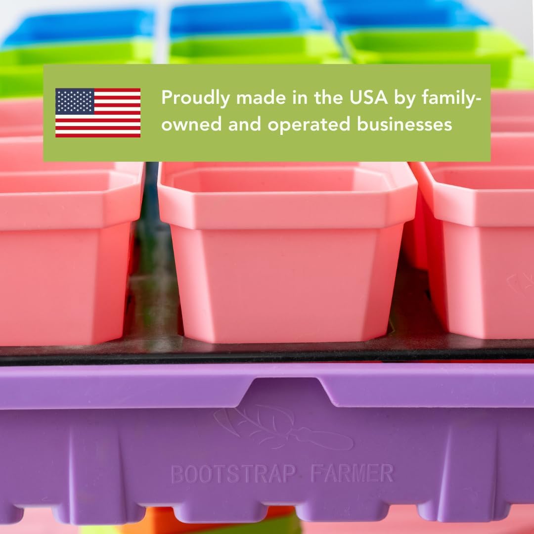 Bootstrap Farmer Ultimate Seed Starter Kit Multicolor with Humidity Domes for Indoor Seed Starting, Propagating, Germinating