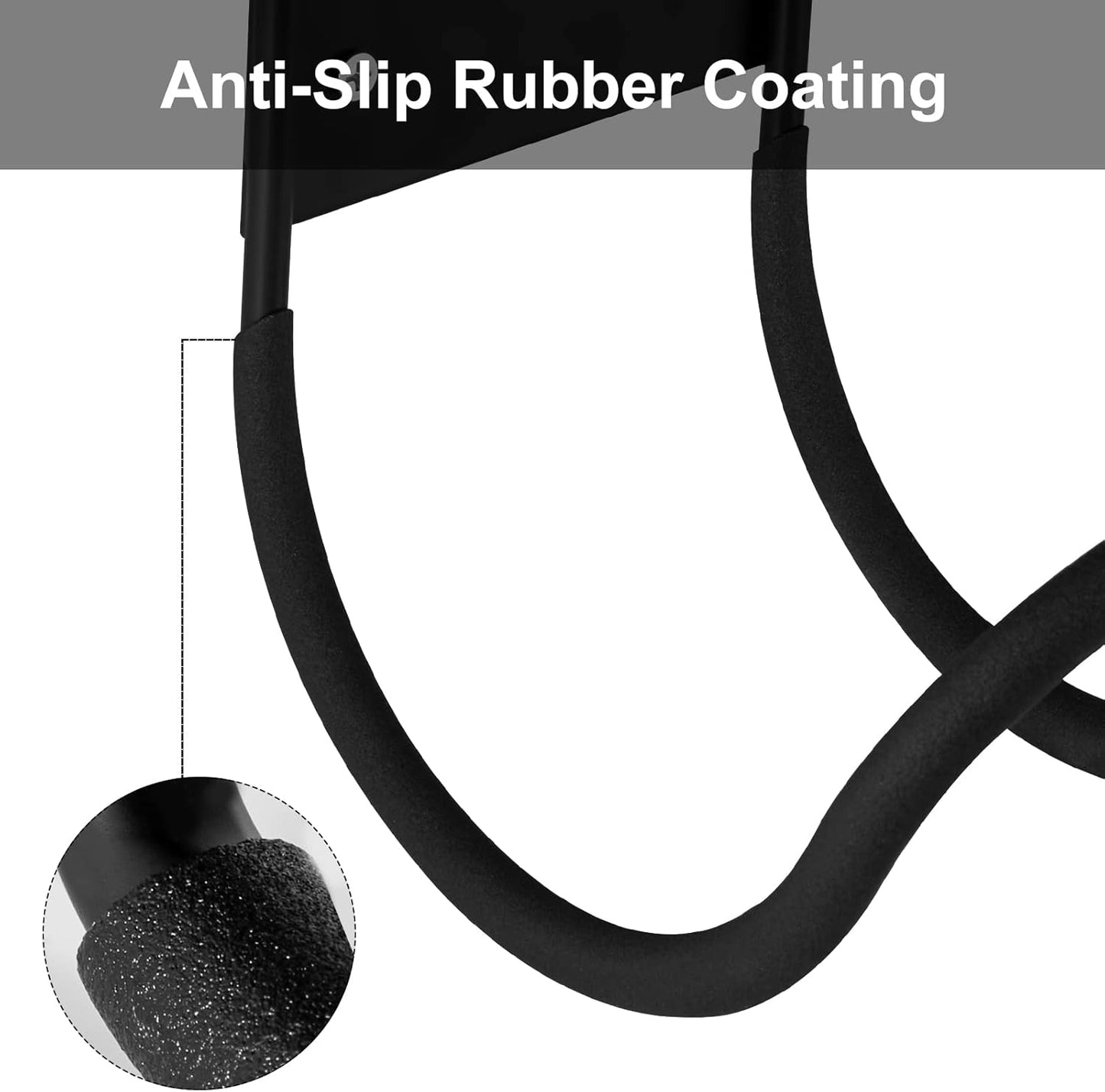 Hose Hanger, Heavy Duty Metal Hose Holder Wall Mount, Hook for Garden Hose/Expandable Hose/Hose Reel/Water Hose/Pocket Hose/Flexable Hose/Magic Hose (Hose Holder 125 Ft)