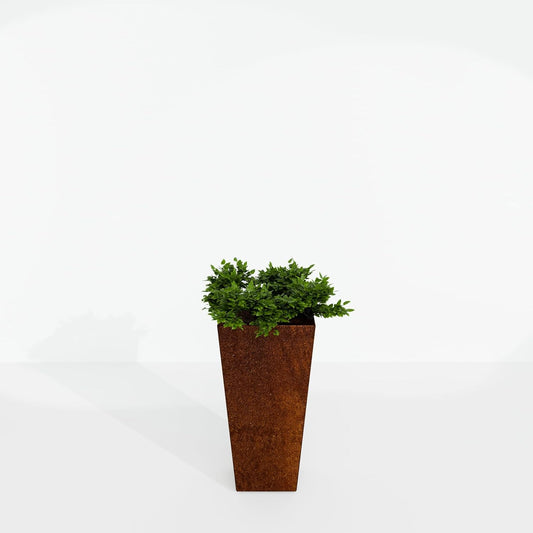 Tapered Planter (COR-Ten Steel, 12" x 12" x 24")
