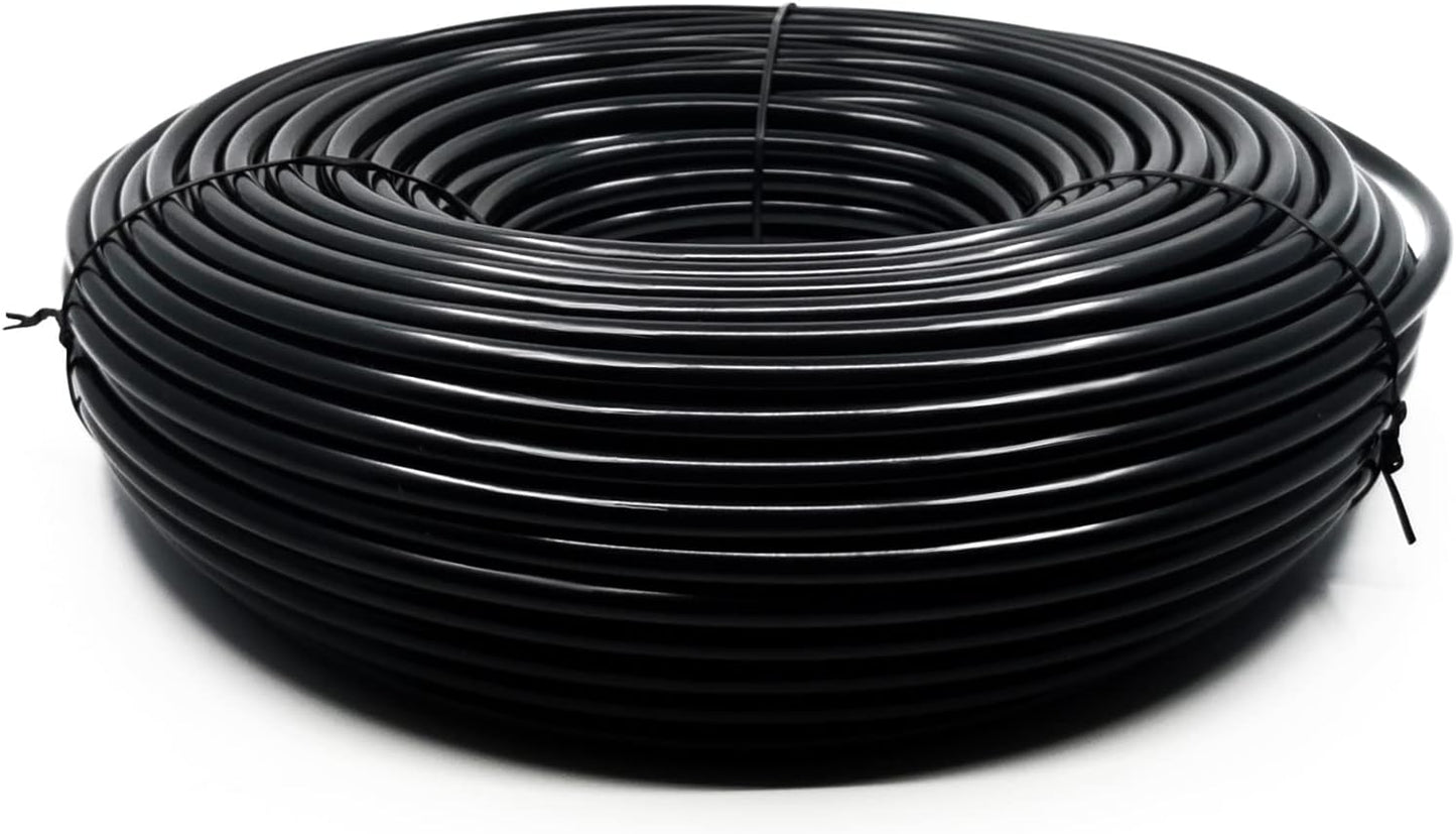 100FT 1/4 inch Drip Irrigation Tubing Distribution Hose Tube for Garden Irrigation System