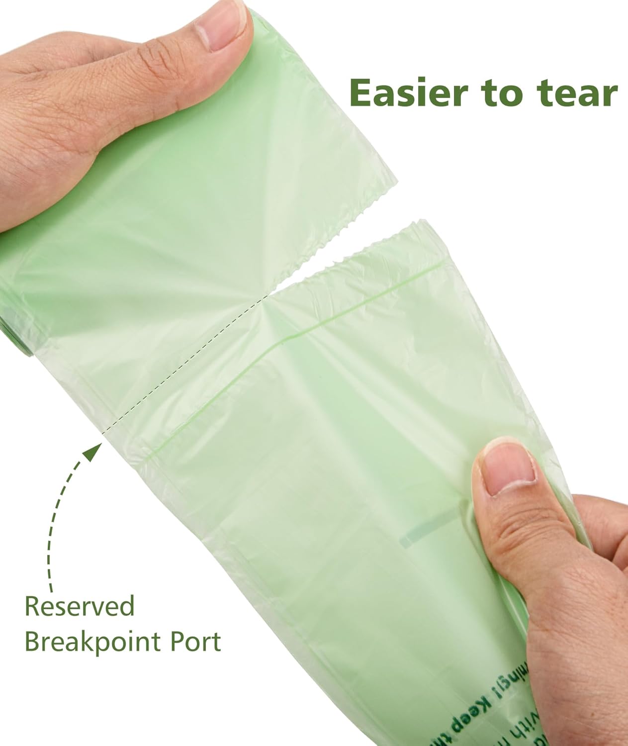 AYOTEE 150 Count Compostable Trash Bags 3 Gallon Trash Bag, Small Compost Bags for Countertop Bin, Unscented Biodegradable Compost Bag 3 Gallon Compostable Food Scrap Liner fit 11.36 Liter