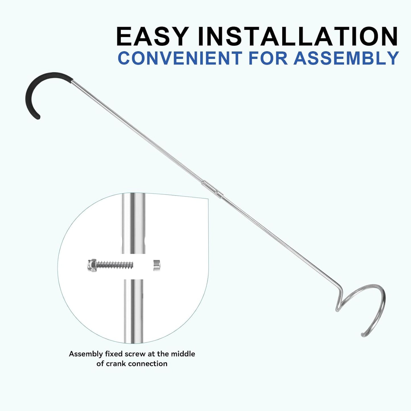 SQUEEZE master Compost Aerator-Compost Turner and Mixing Tool-Compost Aeration Tool