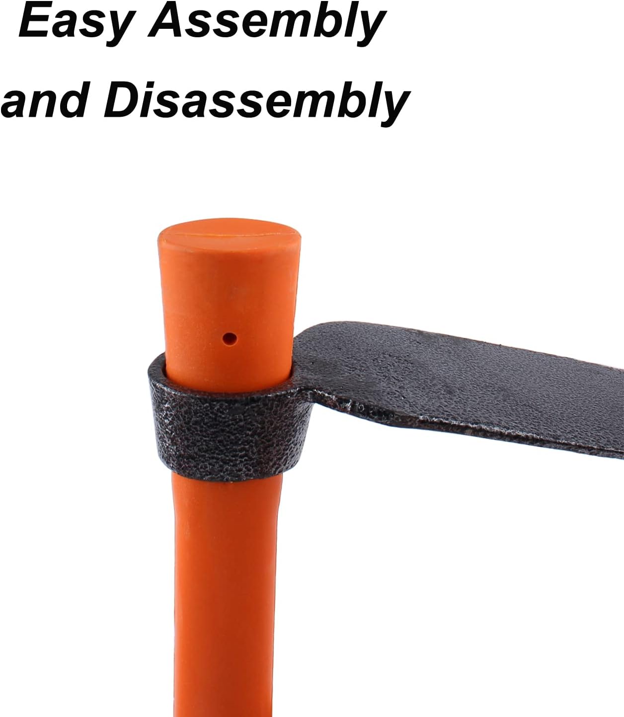 Single Head Hoe with Heavy Duty Forged Adze and Ergonomic Non-Slip Handle for Loosening Soil, Gardening, Transplanting Outdoor 39mm/15-Inch