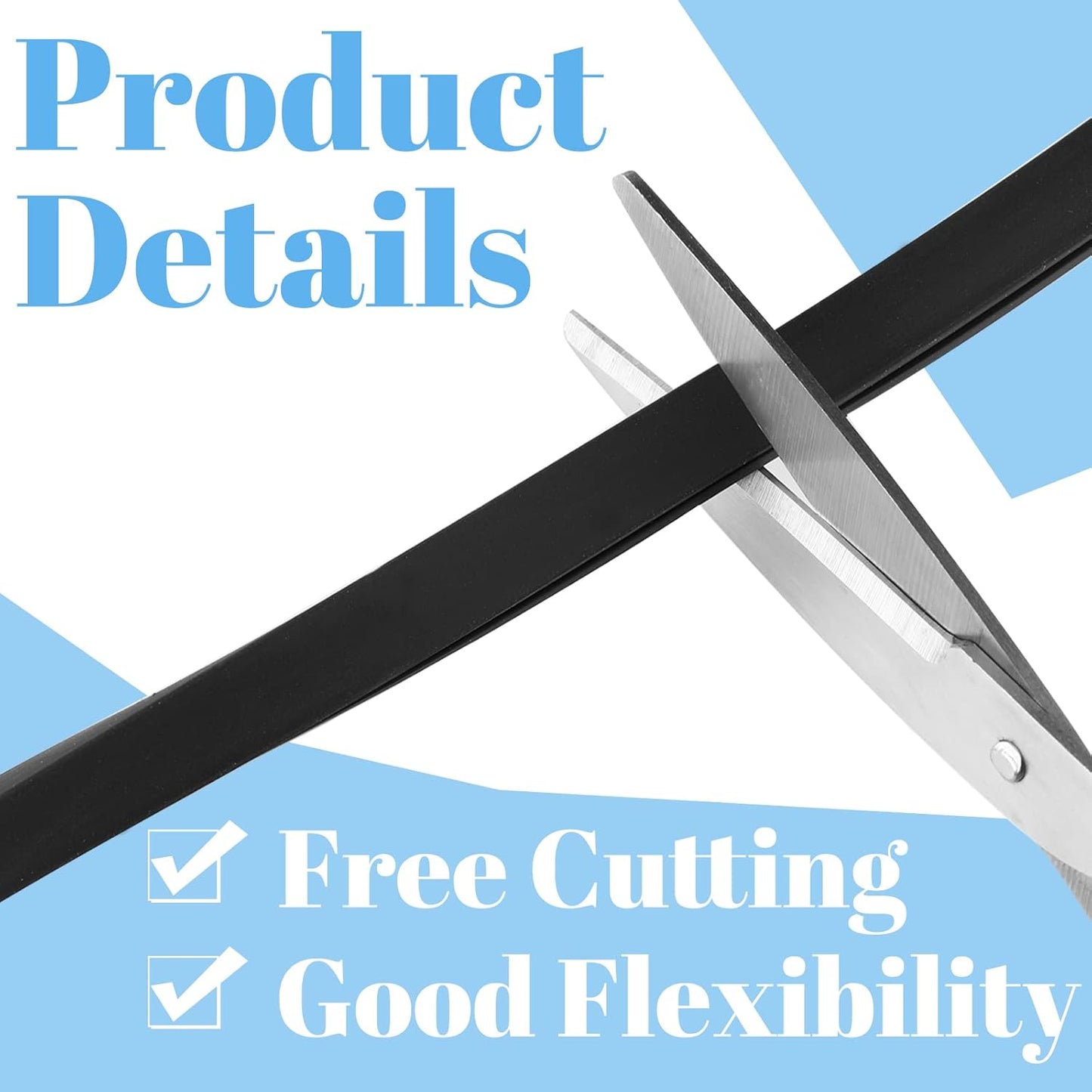 Kingdder Rubber Edge Trim U Channel Rubber Door Seal Strip Weather Resistance Sheet Metal Edge Protector Fits 1/8 Inch for Car Doors, Steel Plates, Glass, Hatches, Table Corners(35 Feet)