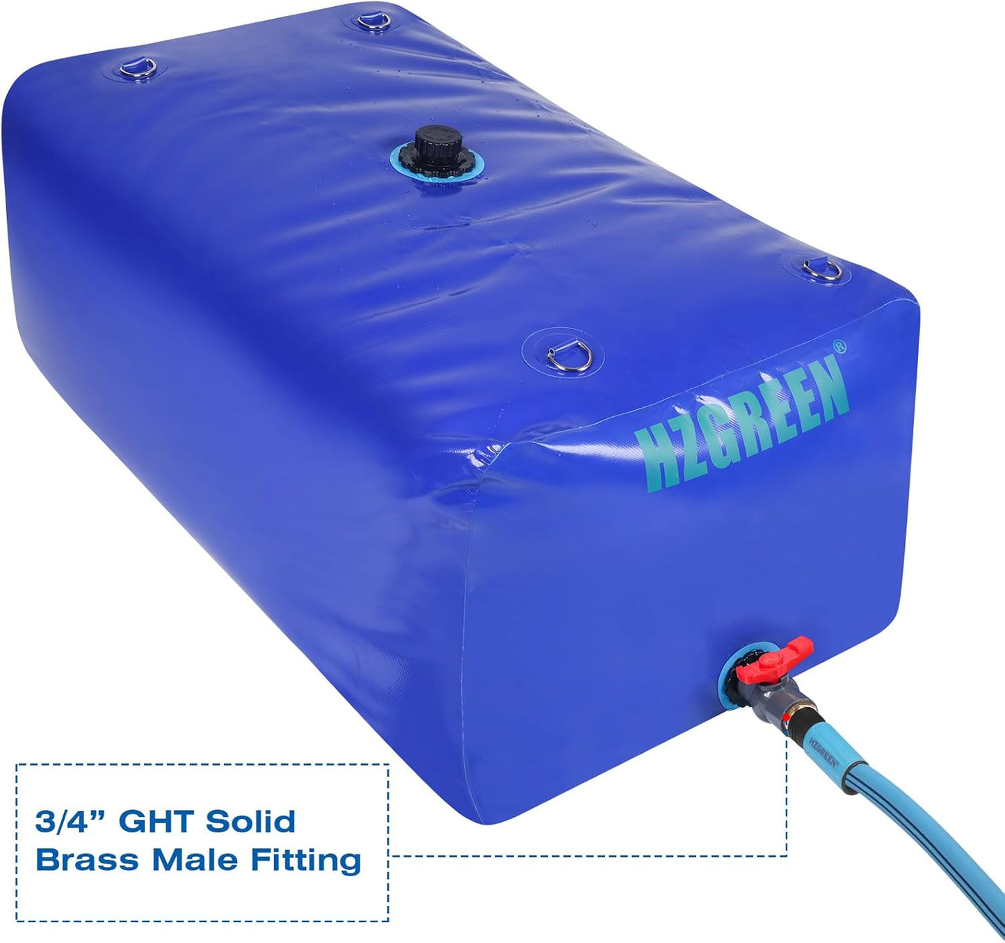 Water Bladder 400L/100G Water Tank Storage Container Foldable Portable Large Capacity Soft Bag Suitable for Outdoor Easy to Carry Out