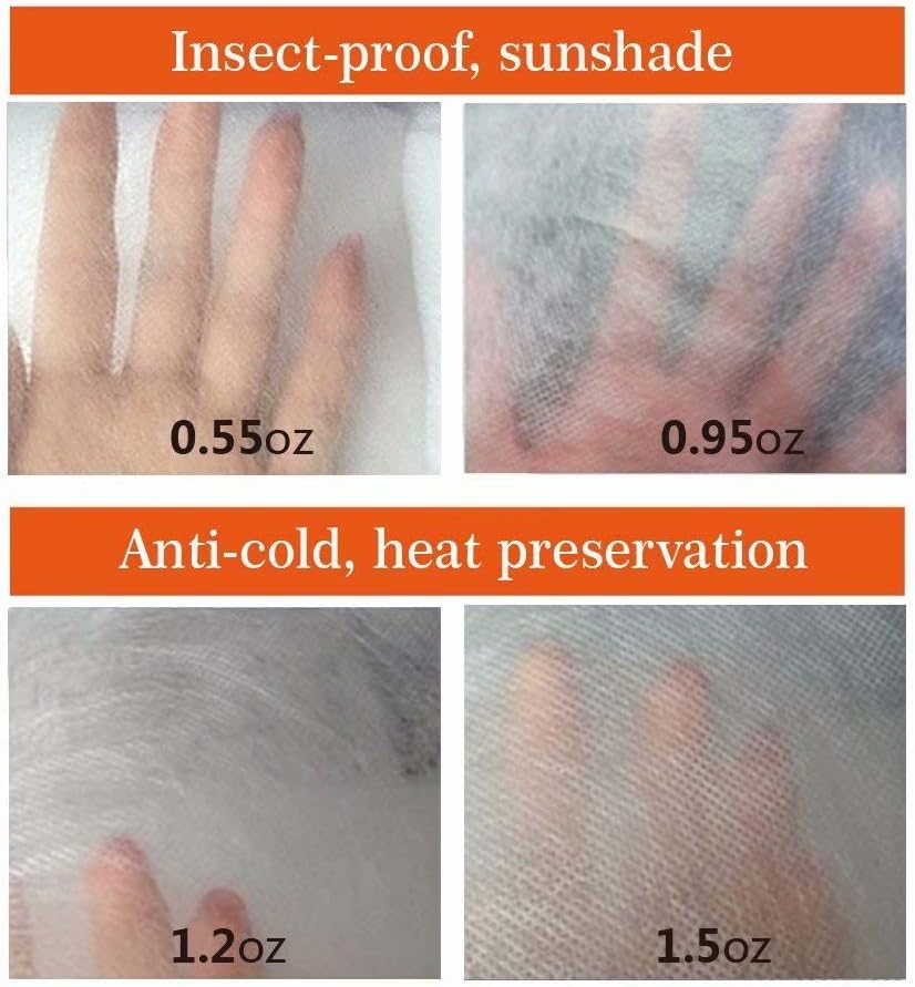 Agfabric Plant Covers Freeze Protection Frost Cover H34''xW28''， 0.95oz Winter Tree Cover Plant Covers for Cold Weather