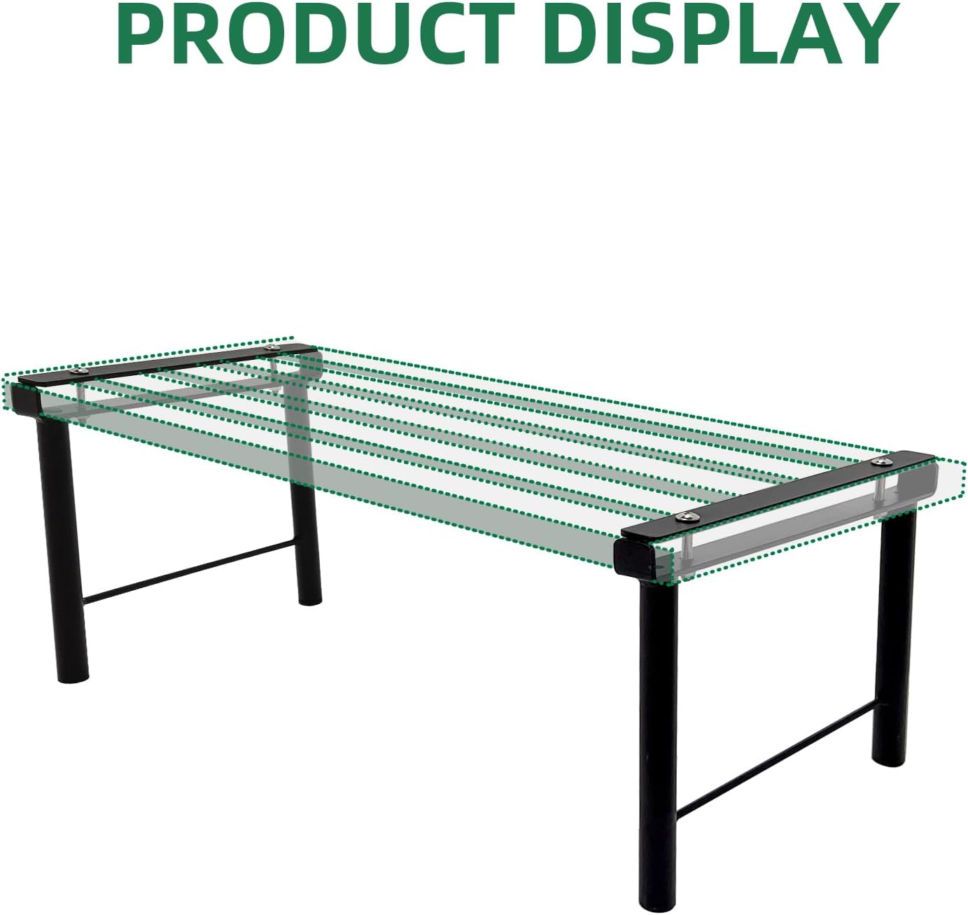 2PC Extra leg extensions, Replacement Parts for Metal Plant Stand (Short Leg Replacement Part Ebony)