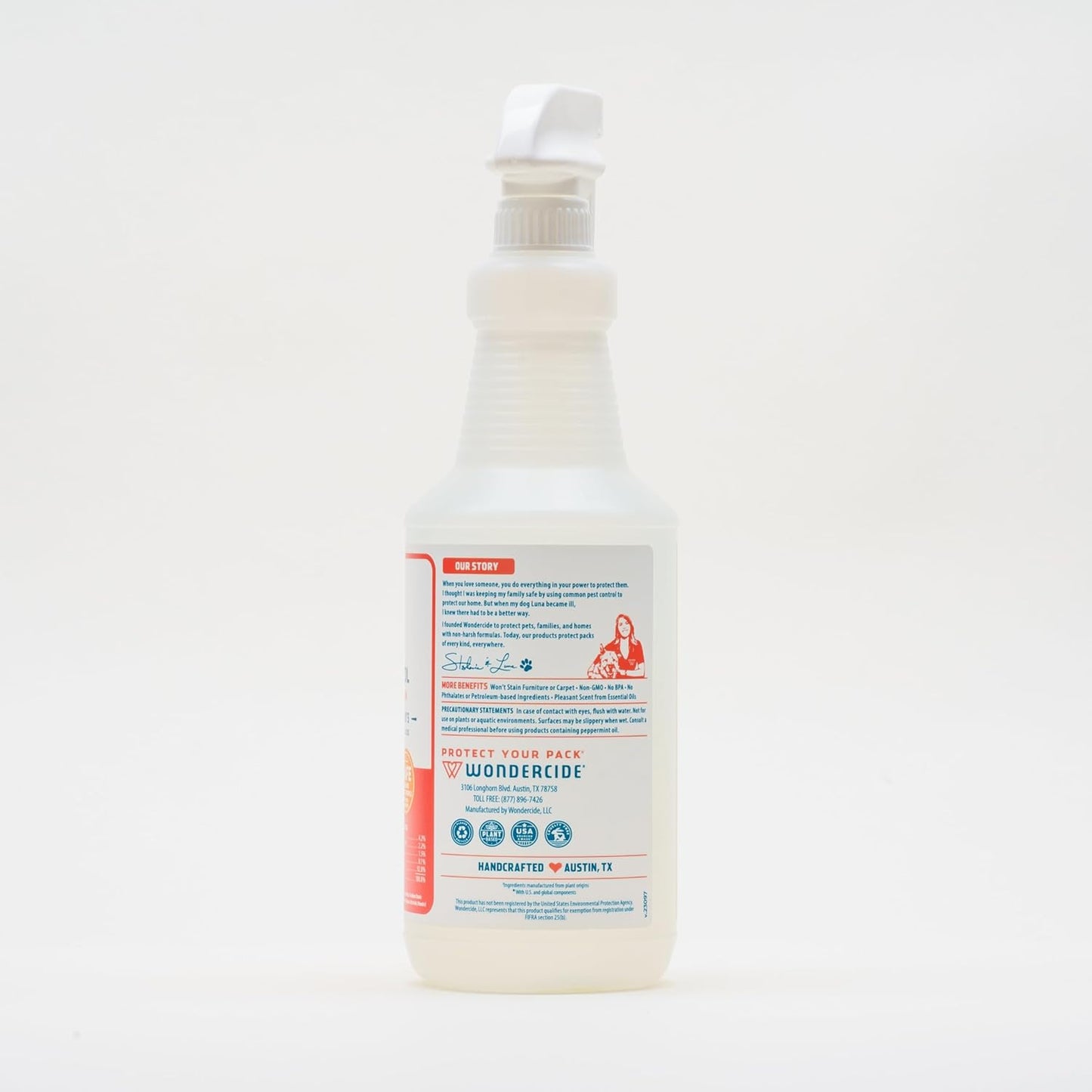 Wondercide - Indoor Pest Control Spray for Home and Kitchen - Ant, Roach, Spider, Fly, Flea, Bug Killer and Insect Repellent - with Natural Essential Oils - Pet and Family Safe — Peppermint 16 oz