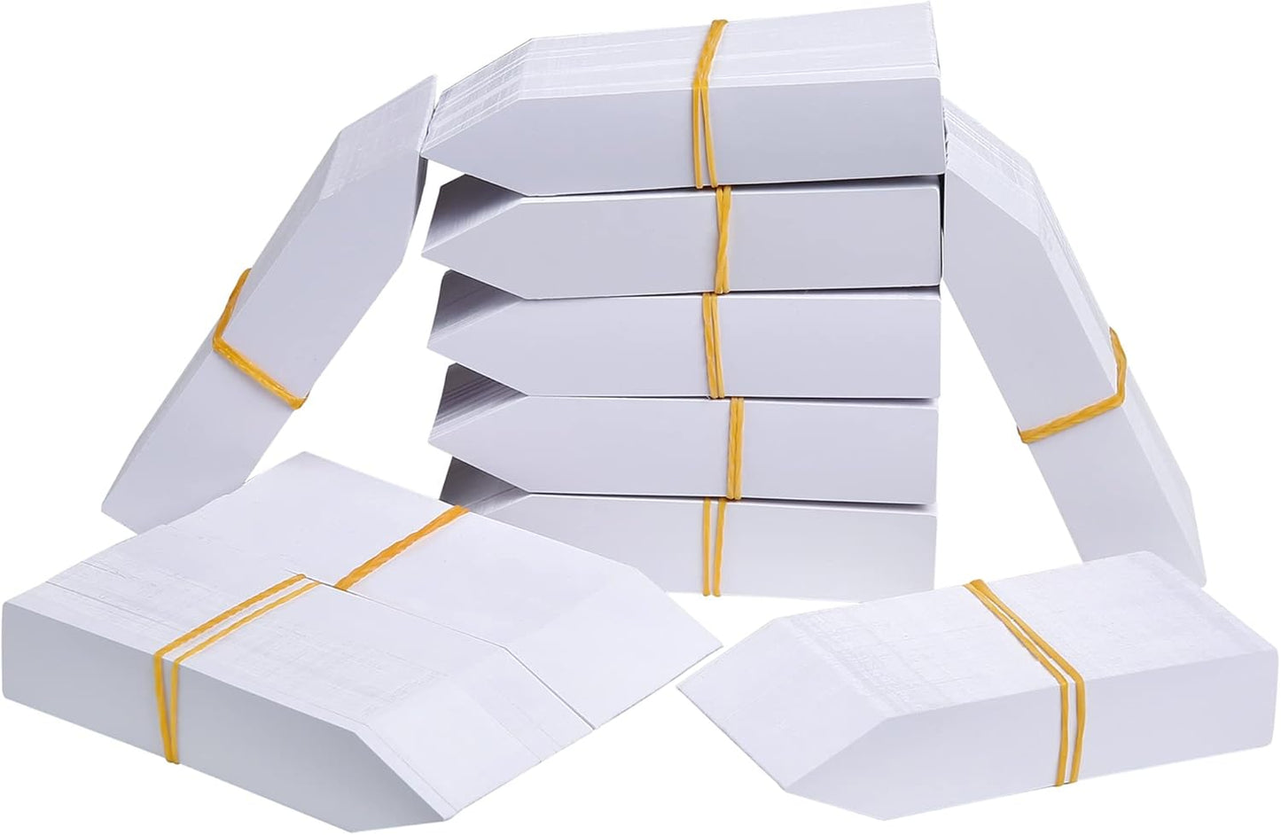 1000 Pcs Plant Tags, 4 Inch Plastic Garden Plant Pot Markers Waterproof Plant Label, White