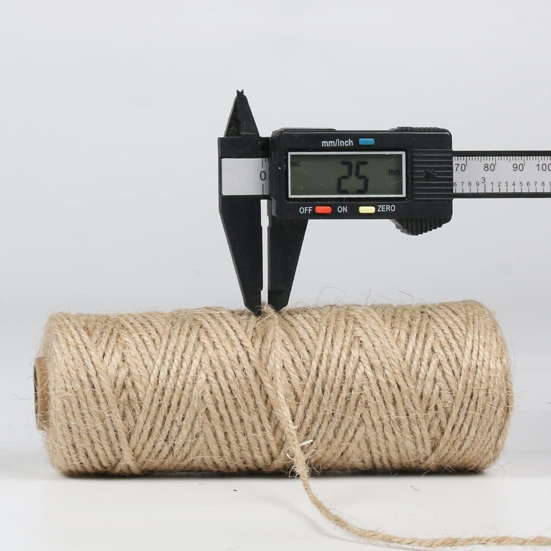 PerkHomy Garden Twine Strong Natural Jute 328 Feet Long Brown Twine for Gardening Tomato Climbing Plant Tie Floristry Crafts Gift Wrapping Packing Decor (Brown 2.5mm * 328feet)