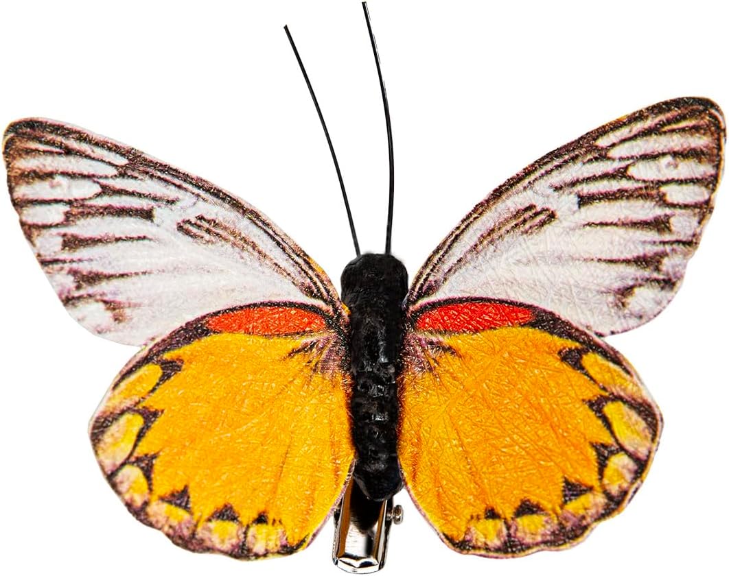 Berfutall-Artificial 3D Butterfly Party Decorations Set of 12 with Clip 12 Color Ornaments for Christmas Tree (12Color I)