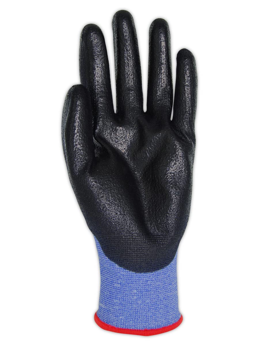 MAGID D-ROC ANSI A4 AeroDex Polyurethane Palm Coated Work Gloves, 1 Pair, 0