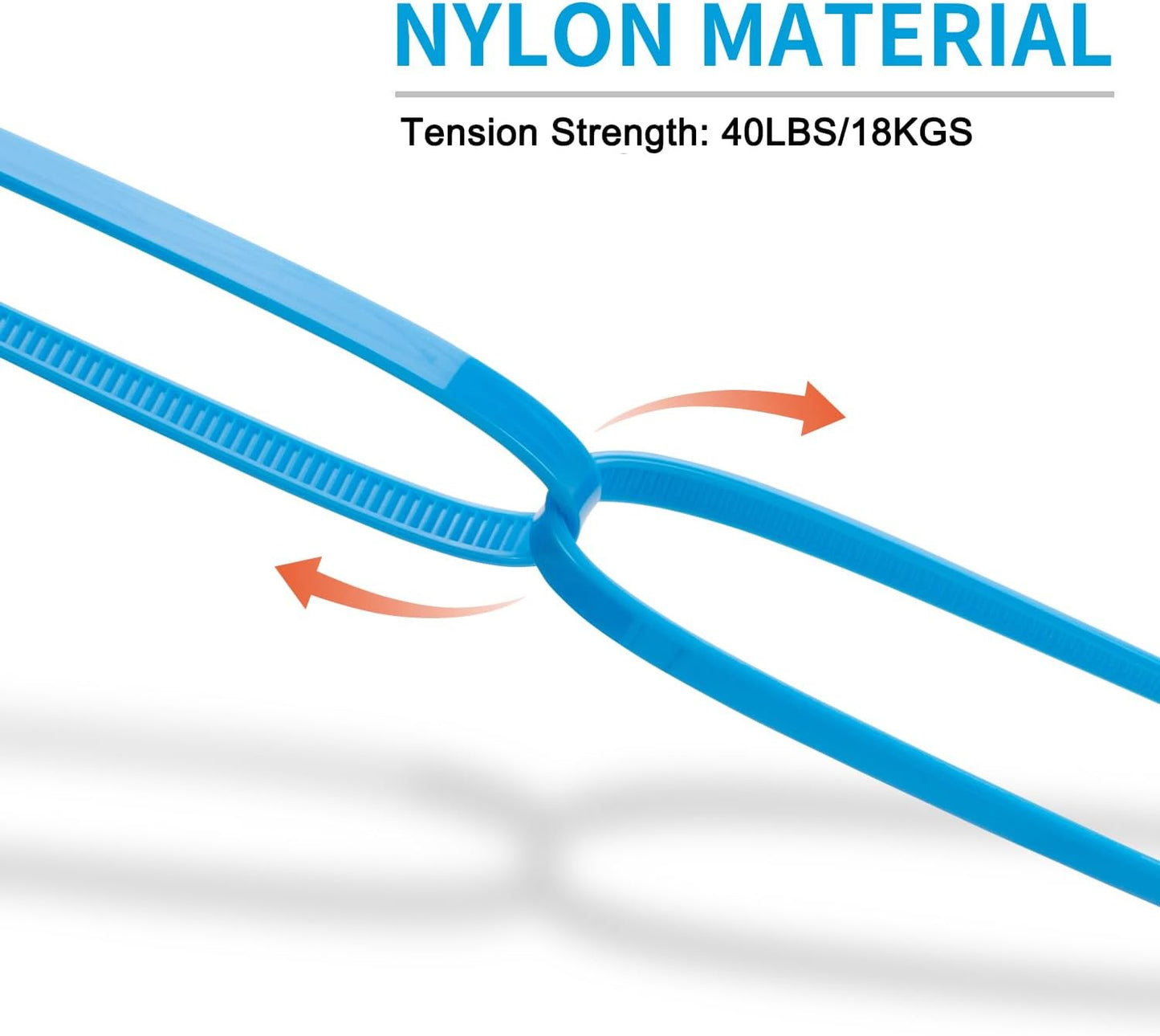 14 Inch Zip Ties Silver 1000 PCS, 40 Lbs- Heavy Duty Tensile Strength, Nylon PA66 UV Resistant Cable Ties for Indoor and Outdoor Use - Ideal for object bundling and fastening