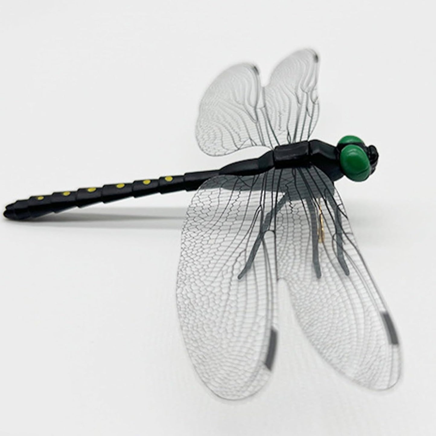 40 Pcs Dragon Fly Clips for Bugs Repellent, 3D Artificial Dragonfly Hat Clip, Dragonfly Garden Decor (40, Black*40 Pcs)