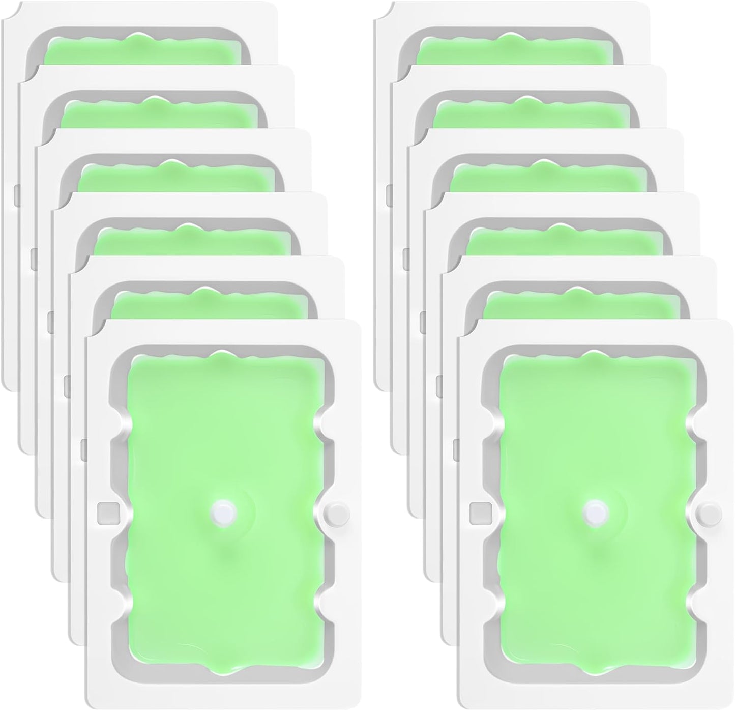 Qualirey 12 Pack Mouse Glue Trap, Super Sticky Traps Mouse Size for Mice and Rats, Pre-Scented, Non Toxic Mice Glue Boards, Rodent Sticky Pads Indoor for Home, Easy to Use, Pet Safe Pest Control