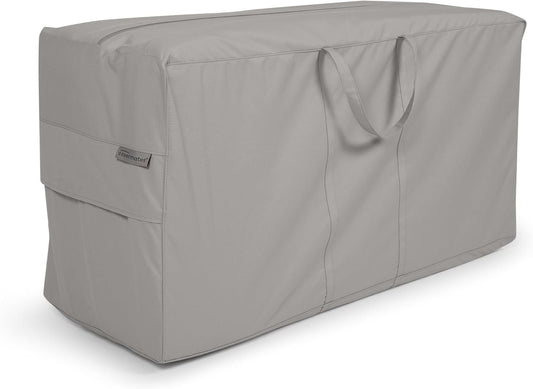 Covermates Cushion Storage Bag - Heavy-Duty Polyester, Weather Resistant, Water Resistant Zipper, Cover Accessories, 48Wx 16D x 22H, Ripstop Grey