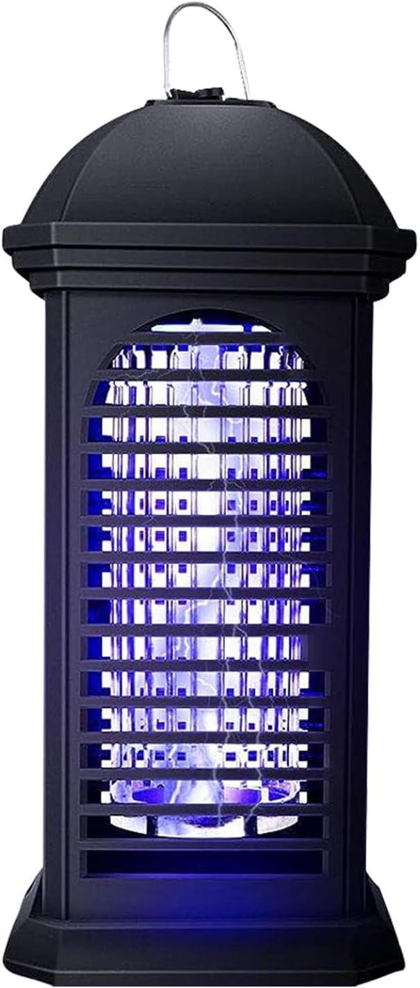 Bug Zapper,1800V 11W UV Insect Pest Fly Killer, IPX4 Waterproof Electric Fly Zapper for Indoor/Outdoor Use, Mosquito Killer for Home and Garden, Black
