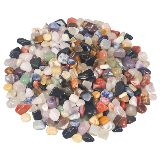 Vase Filler,Landscaping Pebbles, River Rocks Decorative Ornamental Pebbles, DIY Smoothed Rocks for Potted Plant Resin Art Vase Fillers Aquarium Gravel Rocks (Mixed Color, 1 Pound)